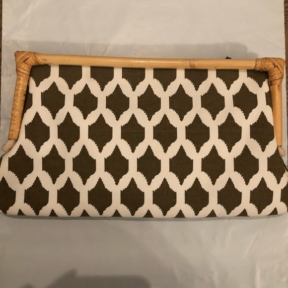 NWT Donna Dixon Brown Tropical Clutch - Picture 5 of 6